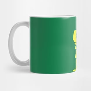 Pirate Flag - Pirate Edward Low - Green Trumpeter Flag Mug